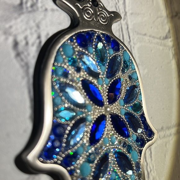 Lenox Blue Brilliance Good Luck Hamsa Wall Plaque - Picture 4 of 13